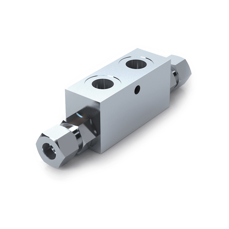 VBPR Valvola di blocco pilotata a doppio effetto DIN - immagine 1