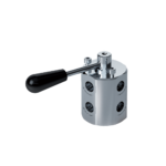 Deviatore in acciaio 6 vie