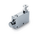 Valvola prioritaria a 3 vie con scarico in B