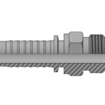 Inserto a pressare maschio JIC 37°